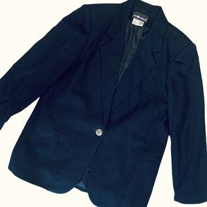 Sag Harbor Wool black Blazer women’s size 12